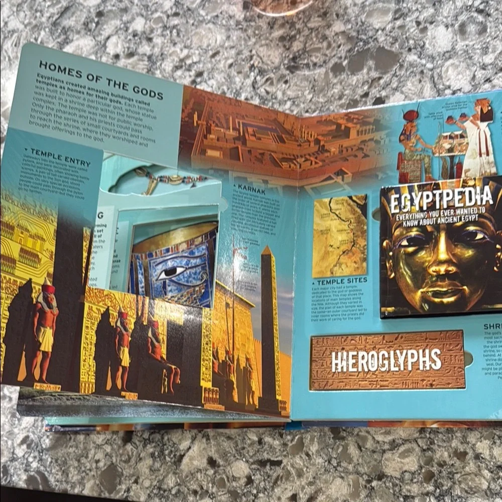 DK Egyptorium Book with Gold Cover